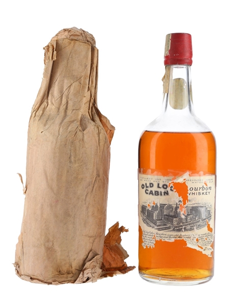 Old Log Cabin Bourbon Whiskey Bottled 1920s-1930s - Distillers Corporation Limited 94.6cl / 50%