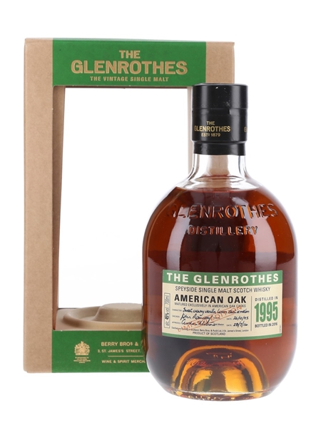 Glenrothes 1995 American Oak Bottled 2016 - Limited Edition 70cl / 45%