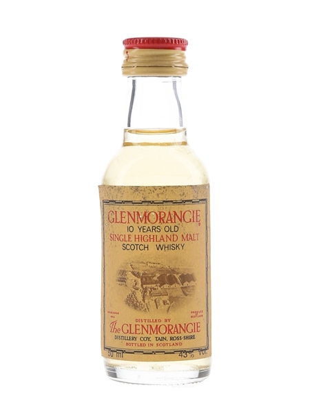 Glenmorangie 10 Year Old Bottled 1980s 5cl / 43%