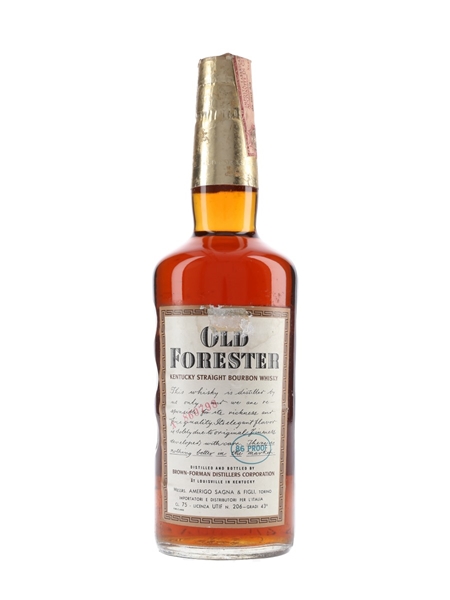 Old Forester Bottled 1960s - Amerigo Sagna 75cl / 43%