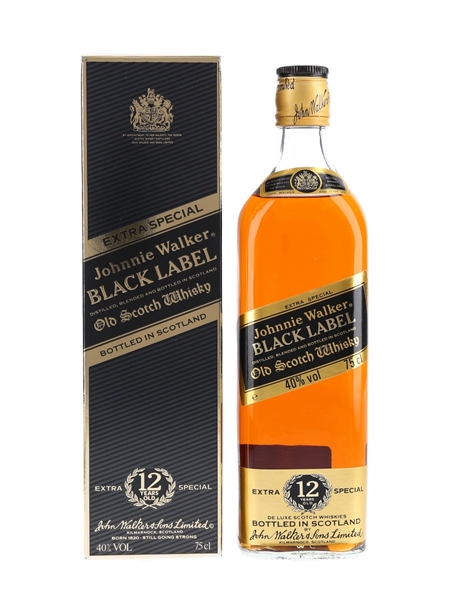 Johnnie Walker Black Label 12 Year Old Bottled 1980s 75cl / 40%