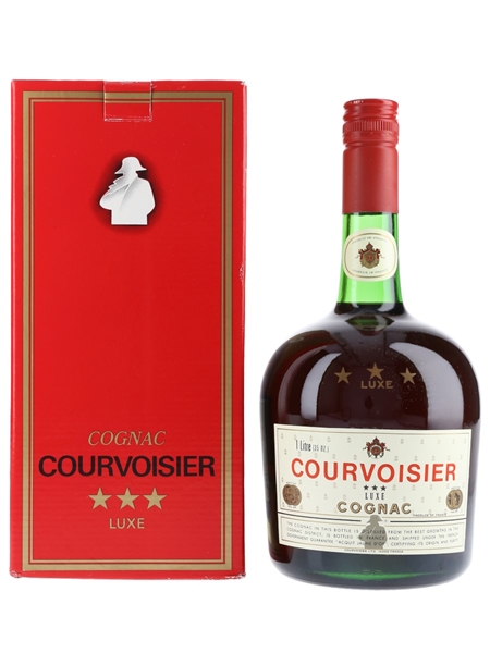 Courvoisier 3 Star Luxe Bottled 1970s 100cl / 40%