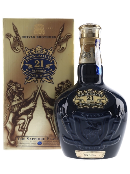 Royal Salute 21 Year Old The Sapphire Flagon 70cl / 43%