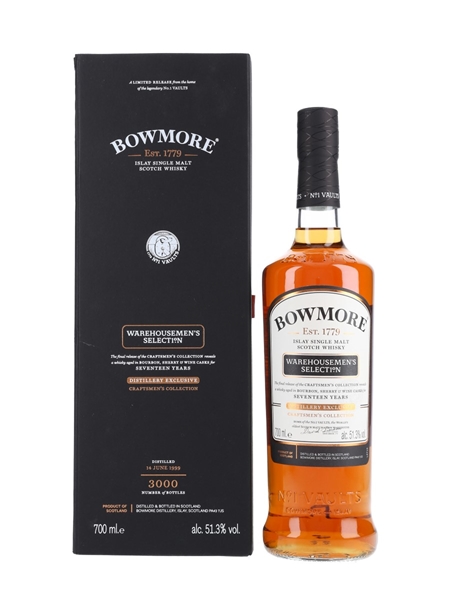 Bowmore 1999 Warehousemen's Selection 17 Year Old 70cl / 51.3%