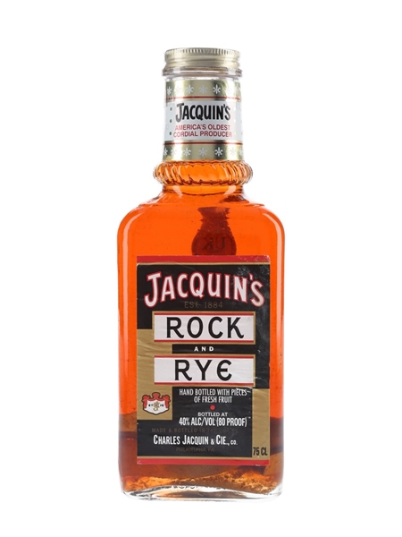 Jacquin's Rock And Rye Bottled 1980s 75cl / 40%