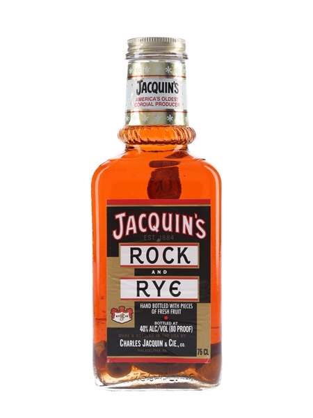 Jacquin's Rock And Rye Bottled 1980s 75cl / 40%