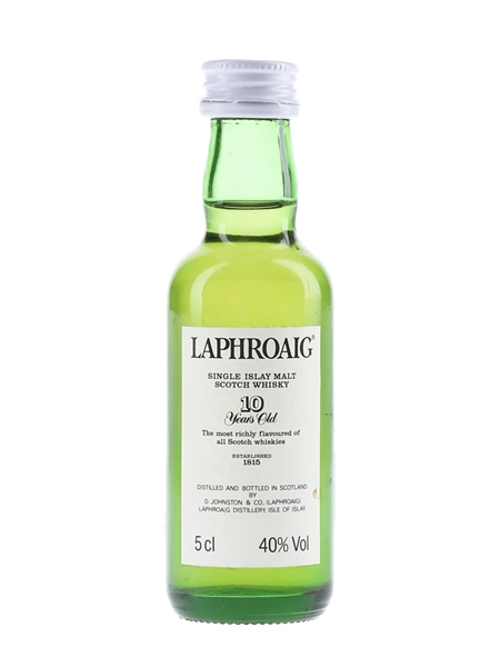 Laphroaig 10 Year Old Bottled 1980s-1990s - Pre Royal Warrant 5cl / 40%