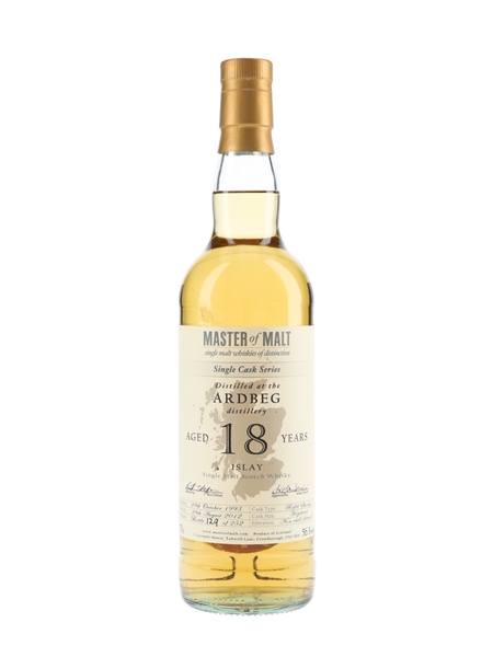 Ardbeg 1993 18 Year Old - The Master Of Malt 70cl / 56.3%