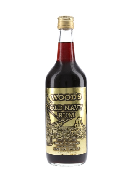 Wood's Old Navy Rum Bottled 1970s 75.7cl / 40%