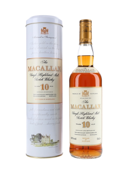 Macallan 10 Year Old Bottled 1990s 70cl / 40%