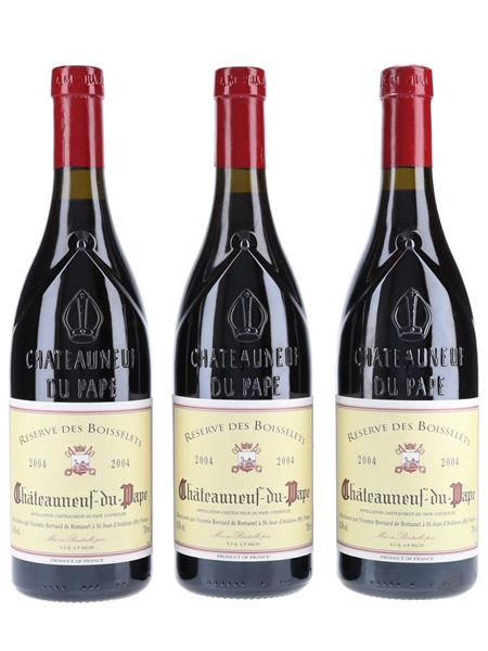 Reserve Des Boisselets 2004 Chateauneuf Du Pape 3 x 75cl / 14.5%