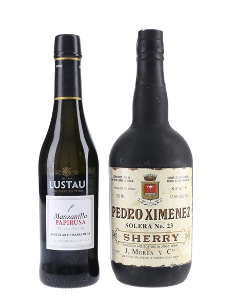 Pedro Ximenez Solera No.23 & Lustau Manzanilla Papirusa 37.5 & 75cl