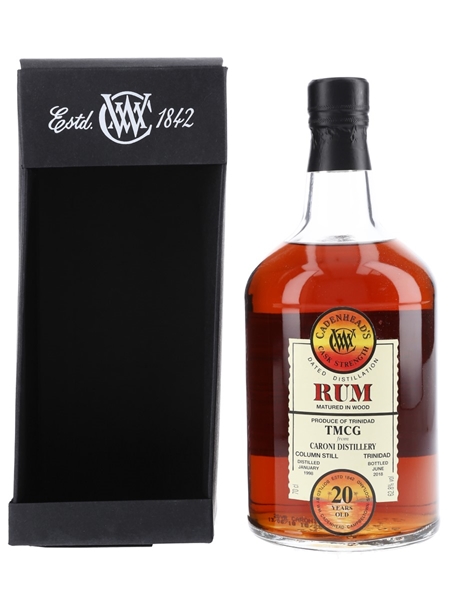 Caroni 1998 20 Year Old TMCG Trinidad Rum Bottled 2018 - Cadenhead's 70cl / 62.8%