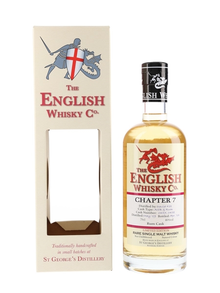 The English Whisky Co. Chapter 7 Limited Edition Bottled 2013 - Rum Cask 70cl / 46%