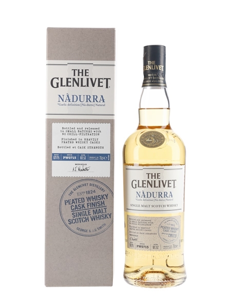 Glenlivet Nadurra Peated Cask Finish Bottled 2015 - Batch PW0715 70cl / 61.5%