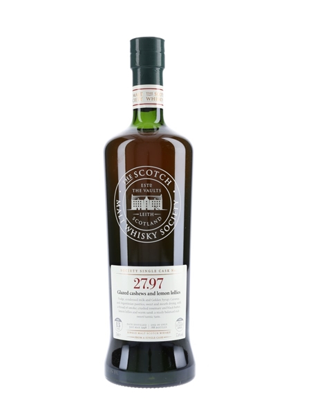 SMWS 27.97 Glazed Cashews And Lemon Lollies Springbank 1998 70cl / 57.6%