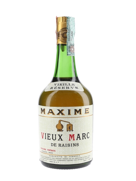 Maxime Freres Vieux Marc De Raisins Bottled 1990s - Illva 70cl / 40%