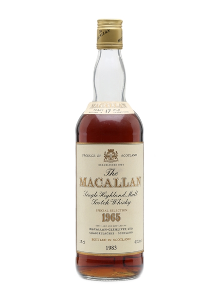 Macallan 1965 17 Years Old Special Selection 75cl