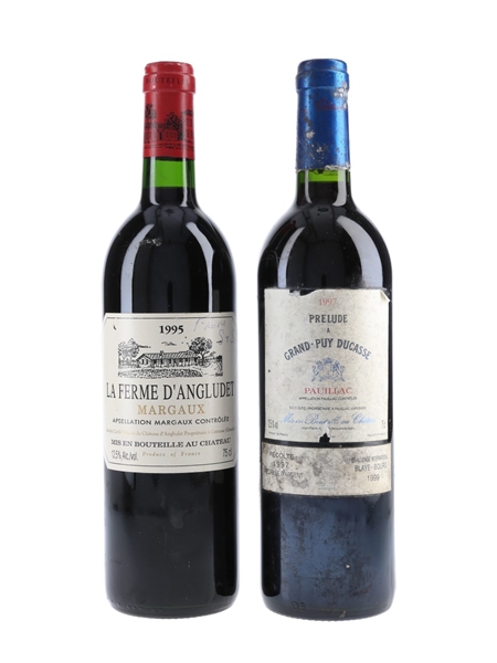 La Ferme D'Angludet 1995 & Prelude A Grand Puy Ducasse 1997 2 x 75cl / 12.5%