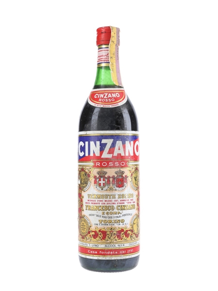 Cinzano Vermouth Rosso Bottled 1970s 100cl / 16.5%