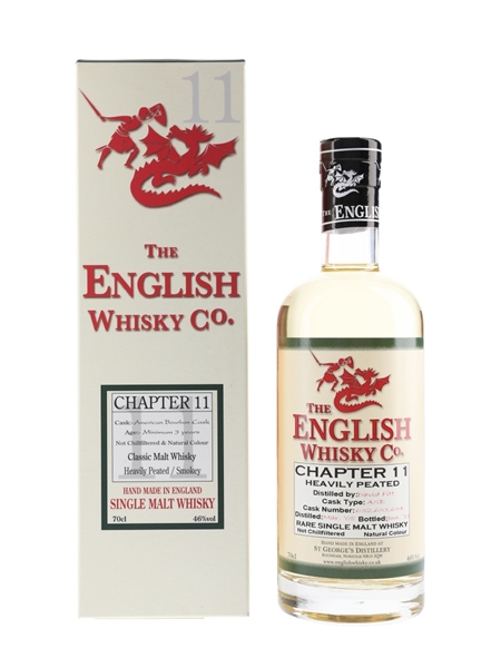 The English Whisky Co. Chapter 11 Heavily Peated Malt 70cl / 46%