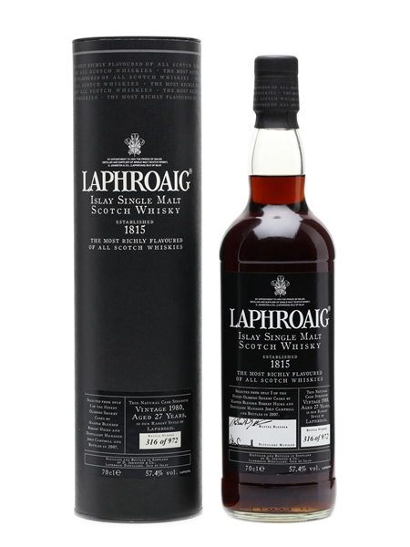 Laphroaig 1980 27 Years Old Cask Strength 70cl