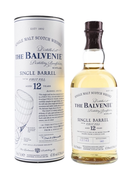 Balvenie 12 Year Old Single Barrel First Fill 70cl / 47.8%