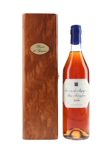 Baron De Sigognac 1926 Bas Armagnac Bottled 2013 70cl / 40%