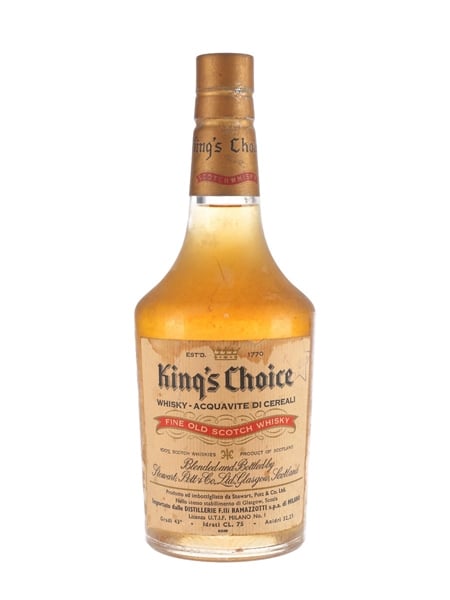 King's Choice Bottled 1960s - Ramazzotti 75cl / 43%