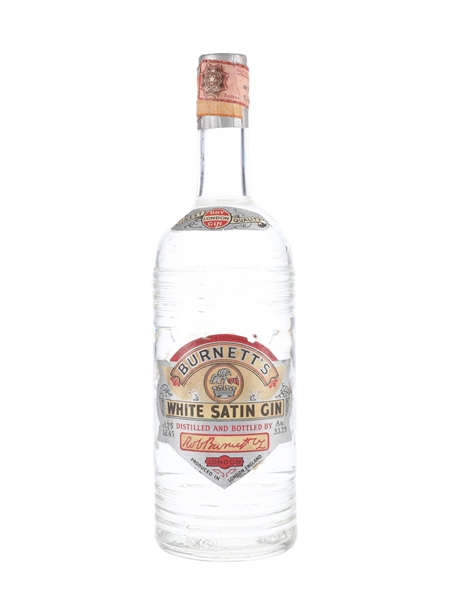 Sir Robert Burnett's White Satin Gin Spring Cap Bottled 1950s - Ferraretto 75cl / 45%