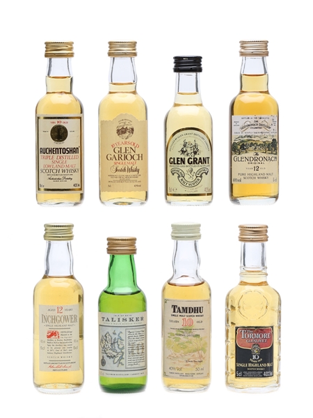 Assorted Single Malt Scotch Whisky  8 x 5cl