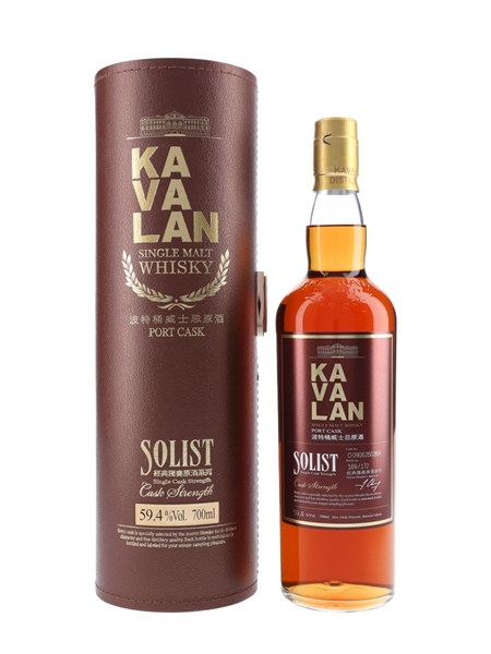 Kavalan Solist Port Cask Distilled 2009, Bottled 2016 70cl / 59.4%