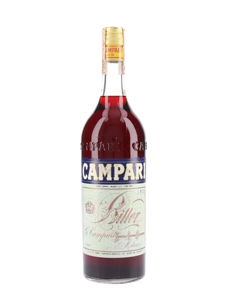 Campari Bitter Bottled 1970s 100cl / 25%