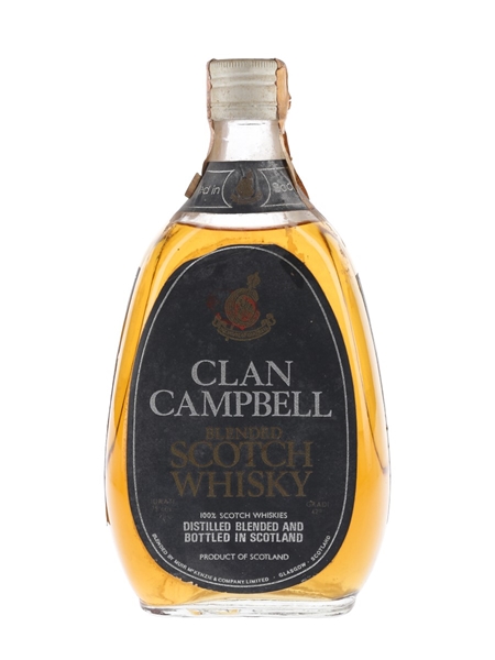 Clan Campbell Bottled 1960s - Muir Mackenzie 75cl / 42%