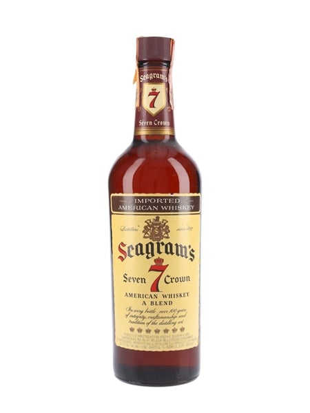 Seagram's 7 Crown Bottled 1970s - Ramazzotti 75cl / 43%