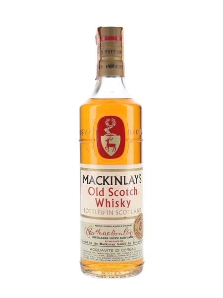 Mackinlay's 5 Year Old Bottled 1970s - Moccia 75cl / 43%