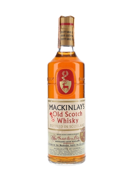 Mackinlay's 5 Year Old Bottled 1970s - Ditta 75cl / 43%