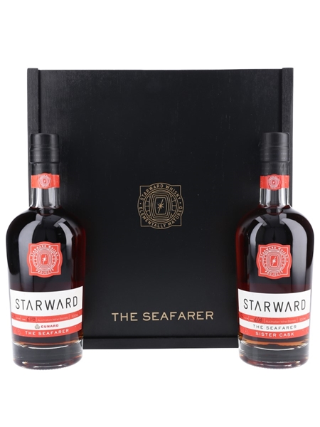 Starward X Cunard The Seafarer Twin Pack - Set Number 6 2 x 50cl / 54%