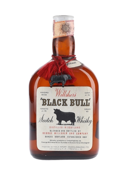 Willsher's Black Bull Bottled 1960s-1970s - Viola Import 75cl / 43%