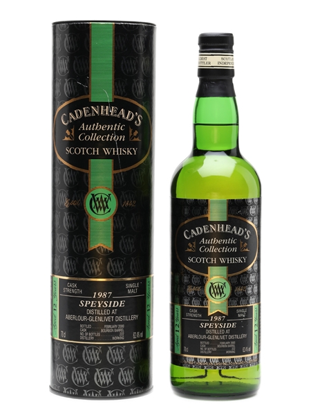 Aberlour-Glenlivet 1987 12 Years Old Cadenhead's 70cl / 62.4%