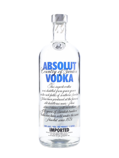 Absolut Vodka  100cl / 40%