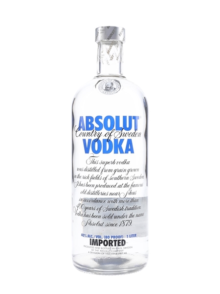 Absolut Vodka  100cl / 40%