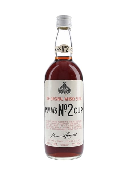 Pimm's No.2 Cup Whisky Sling Bottled 1970s 75cl / 34%