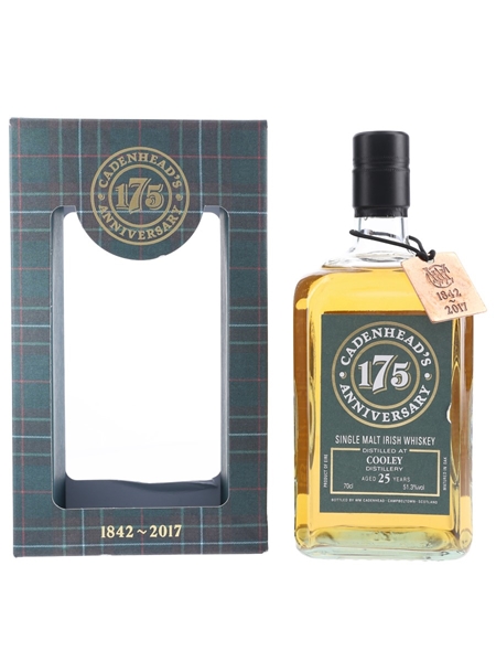 Cooley 1992 25 Year Old Bottled 2017 - Cadenhead's 175th Anniversary 70cl / 51.3%