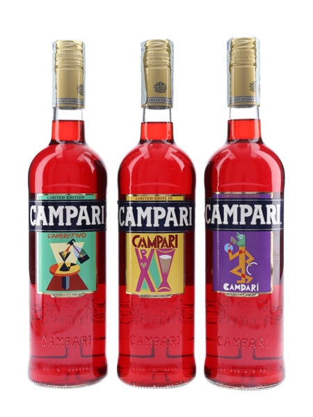 Campari Bitter Fortunato Depero 2014 3 x 70cl / 25%