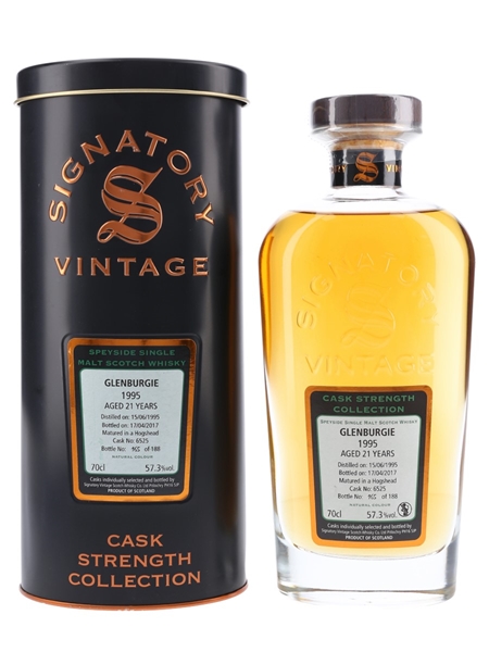 Glenburgie 1995 21 Year Old Bottled 2017 - Signatory Vintage 70cl / 57.3%