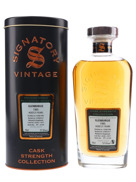 Glenburgie 1995 21 Year Old Bottled 2017 - Signatory Vintage 70cl / 57.6%