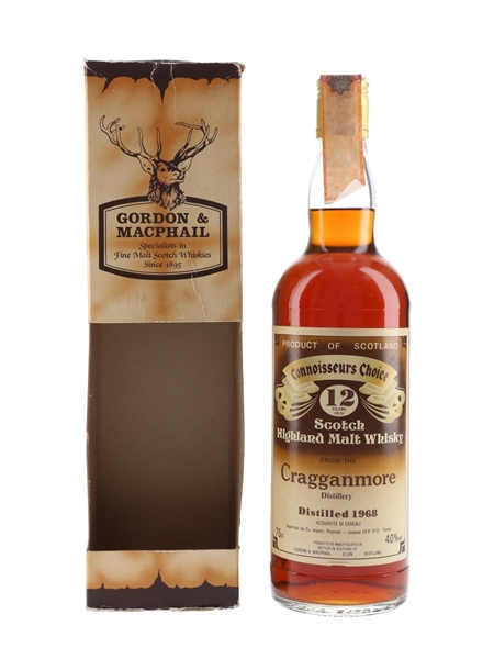 Cragganmore 1968 12 Year Old Gordon & MacPhail - Connoisseurs Choice 75cl / 40%