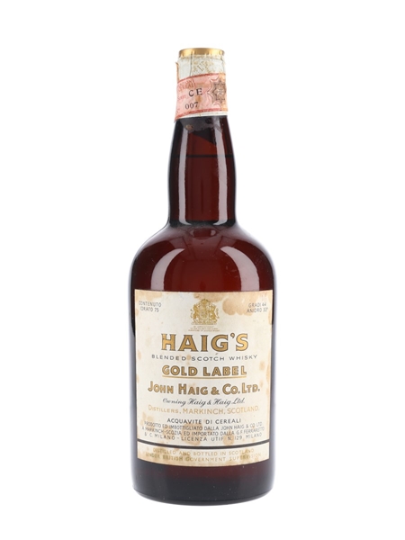 Haig's Gold Label Bottled 1970s - Ferraretto 75cl / 44%