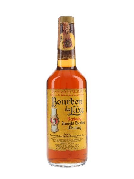 Bourbon De Luxe Bottled 1980s - Wax & Vitale 75cl / 40%